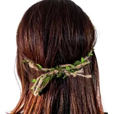 Tiaras Cabelo Guirlanda Hera Flor Headband Coroa Cor Amarelo Foto mini 4