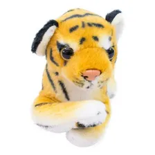 Tigre Realista Deitado 21cm - PelĂșcia Enfeite Foto mini 2