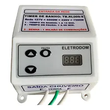 Timer De Banho Temporizador Chuveiro Eletrico Corta Energia Foto mini 1