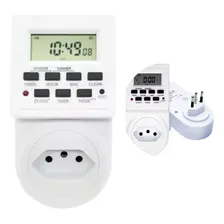 Timer Digital Bivolt Temporizador 9 Programas Liga E Desliga Foto mini 4