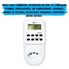 Timer Digital Bivolt Temporizador C Programas Liga E Desliga Foto mini 4