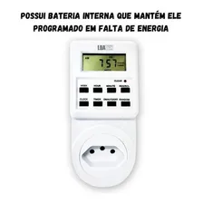 Timer Digital Bivolt Temporizador C Programas Liga E Desliga Foto mini 3