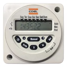 Timer Digital Coel Reserca 100h Rtstl 20 100-240vca P/painel Foto mini  3