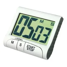Timer Digital De Cozinha C/ Imã - Lcd 6,5 X 4 Cm Foto mini 1