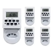 Timer Temporizador Bivolt Digital Liga Desliga Lcd Foto mini 1
