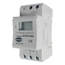 Timer Temporizador Digital Dhc-16a Para Trilho Din - Elcon Foto mini 1