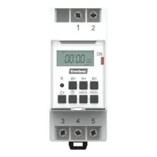 Timer Temporizador Digital Para Trilho Din 110v Foto mini  2