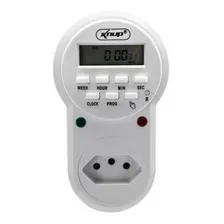 Timer Temporizador Digital Tomada Br Bivolt 10a 2200w Foto  mini 1