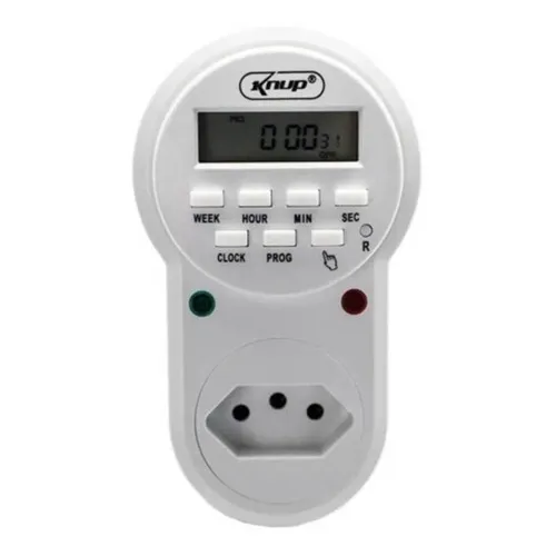 Timer Temporizador Digital Tomada Br Bivolt 10a 2200w Foto 1