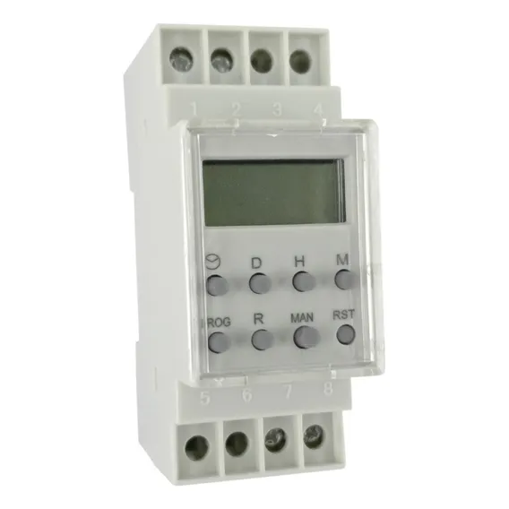 Timer Temporizador Digital Trilho 110v Liga E Desl Aparelhos Foto 1