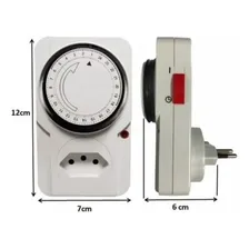 Timer Temporizador Timer Analógico Tomada Bivolt 24 Horas Foto mini  2