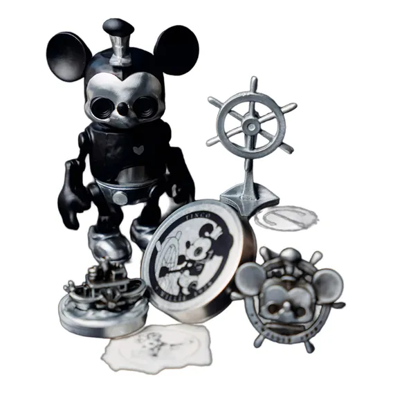 Tinco S. Willie Mickey Coleção Completa Toy Art Metal Brasil Foto 1