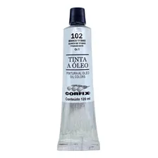 Tinta A Óleo Corfix Branco De Titânio #102 - 120ml Foto mini 1