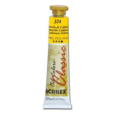 Tinta A Oleo Para Telas Amarelo Cadmio 20ml Foto mini 1