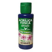 Tinta AcrÃlica Azul Marinho Fosca Acrilex Artesanato 60 Foto mini 1