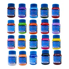 Tinta AcrÃlica Brilhante 37ml - 10 Cores Acrilex Cor Colorido Foto mini 1