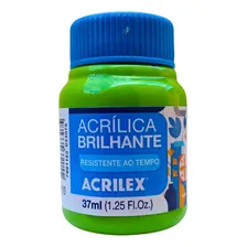 Tinta AcrÃlica Brilhante 37ml - 10 Cores Acrilex Cor Colorido Foto mini 3