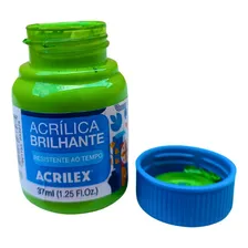 Tinta AcrÃlica Brilhante 37ml - 10 Cores Acrilex Cor Colorido Foto mini 2