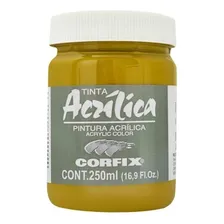 Tinta AcrÃlica Corfix 250ml Amarelo Indiano 52 G1 Foto mini 1