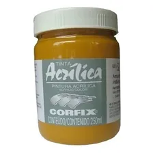Tinta AcrÃlica Corfix 250ml Amarelo Indiano 52 G1 Foto mini 3