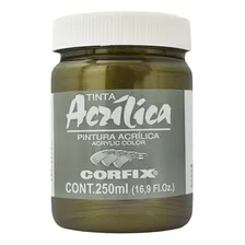 Tinta AcrÃlica Corfix 250ml Cores Metálicas Cor Bronze Foto mini 1