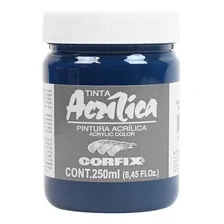 Tinta Acrílica Corfix Azul Turquesa 134 G1 250ml Foto  mini 1