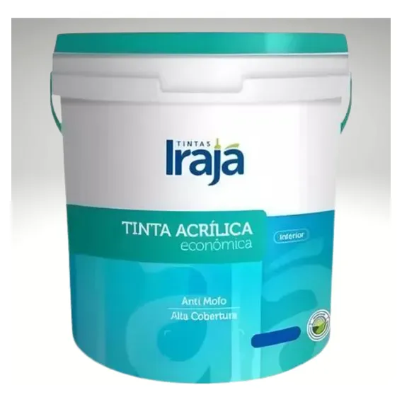 Tinta Acrílica Econômica Chuva De Prata 3,6l Foto 1