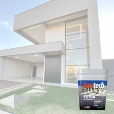 Tinta Acrílica Extra Econômica Bautech 18l Acabamento Fosco Cor Branco Foto mini  2