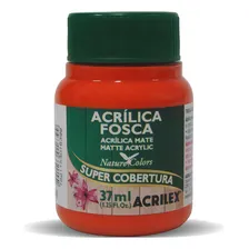 Tinta AcrÃlica Fosca 37ml Acrilex Cor Vermelho Vivo Foto mini 1