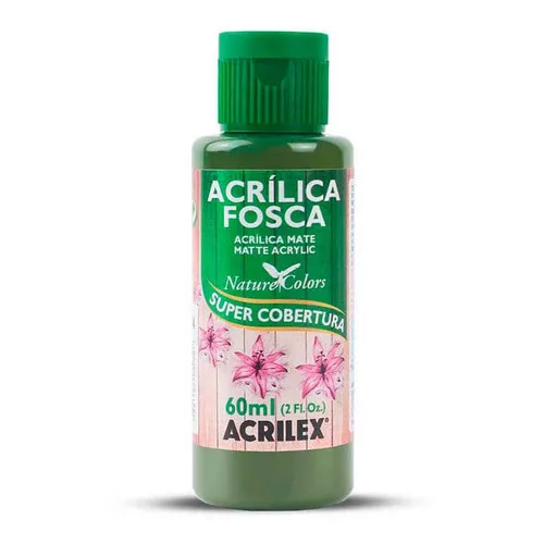 Tinta AcrÃlica Fosca 60ml - 545 Verde Oliva - Acrilex Foto 1