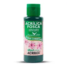 Tinta Acrílica Fosca Acrilex Para Artesanato 60ml - Cores Cor Verde Esmeralda Foto  mini 1