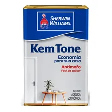 Tinta Acrílica Fosca Kemtone 18l Paredes E Gesso Cor Pérola Foto  mini 1
