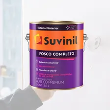 Tinta Acrílica Fosco Completo 3,6 Litros Branco Suvinil Foto mini 4