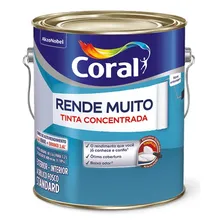 Tinta AcrÃlica Fosco Rende Muito 3,6 Litros Palha Coral Foto mini 1