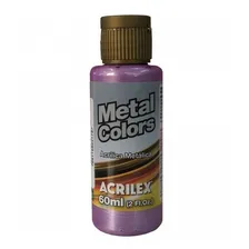 Tinta Acrílica Magenta Metálico Acrilex Nature Colors 60 Foto  mini 1