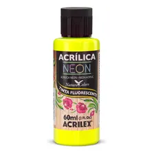 Tinta AcrÃlica Neon Artesanato Acrilex Fluorescente 60ml Foto mini 1