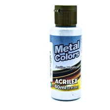 Tinta AcrÃlica Prata Metálico Acrilex P/ Artesanato (60ml Foto mini 2