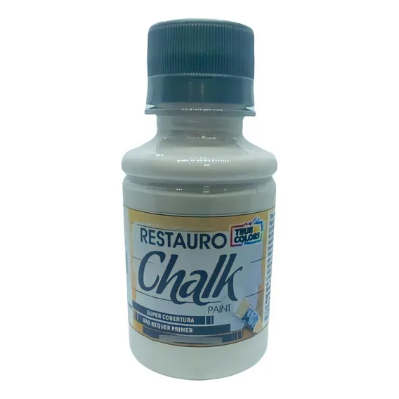 Tinta Acrilica Restauro Chalk True Colors 100ml Cetim Foto 1