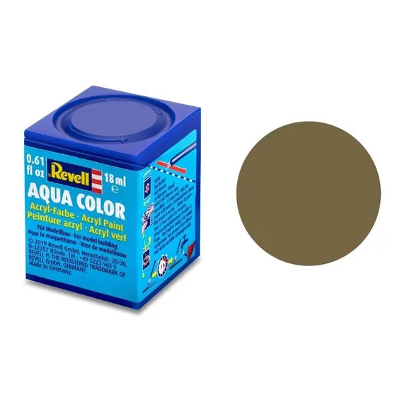 Tinta Acrílica Revell - 36186 - Olive Brown Matt Cor Marrom Foto 1
