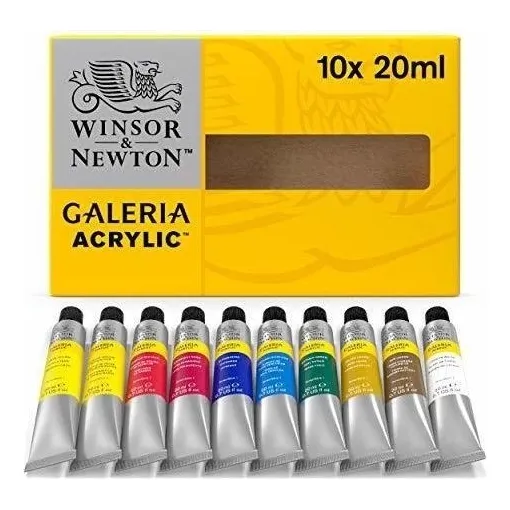 Tinta acrílica Winsor & Newton 10 tubos de 20  Galeria Foto 1