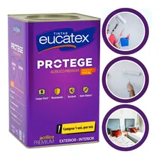 Tinta AcrÃlico Semi - Brilho Protege Branco Eucatex 18 L Foto mini 1