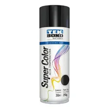 Tinta Aerossol Tek Bond 350ml - P/ Áreas Externas Cor Preto Foto  mini 1