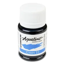 Tinta Aquarela Aqualine Corfix 37ml Cor Cyan - 23 Foto mini  2