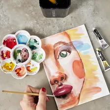 Tinta Aquarela Misci Artools Com 12 Cores 6ml Foto mini 3