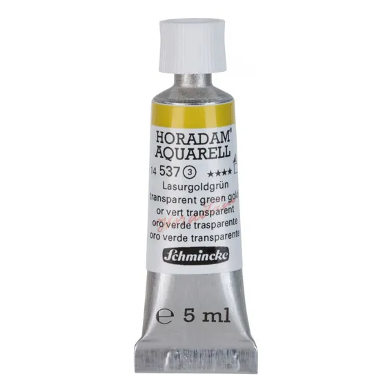 Tinta Aquarela Schmincke 5ml S3 Transparent Green Gold Foto 1
