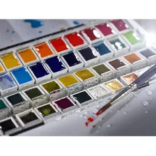 Tinta Aquarela Talens Van Gogh 366 Quinacridone Rose 10ml Foto mini 3