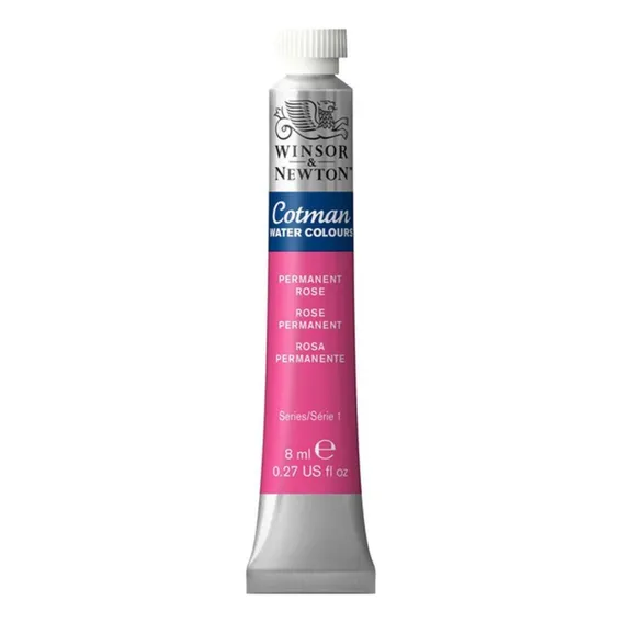 Tinta Aquarela Tubo Cotman W&n 8ml Permanent Rose 8840106 Cor Permanent Rose 8840106 Antiga 0303502 Foto 1