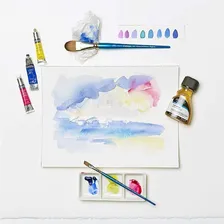 Tinta Aquarela Winsor & Newton 8ml 398 Mauve Foto mini 4