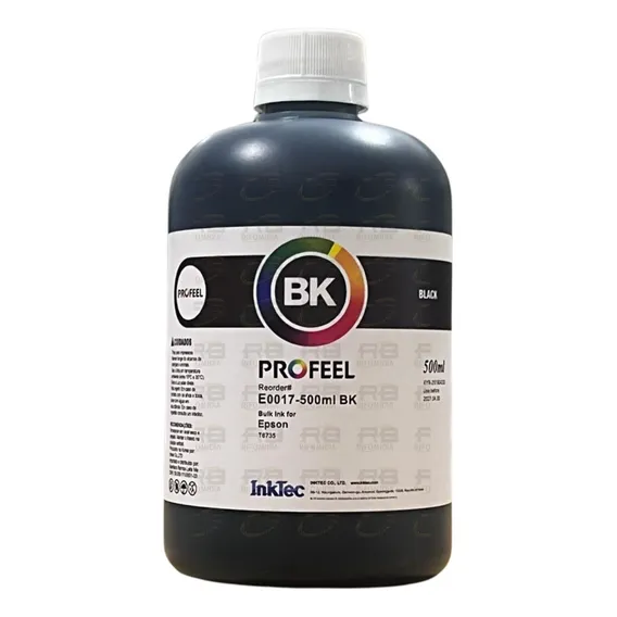 Tinta Black L365 L375 L380 L395 L396 Inktec Profeel E0017 Foto 1
