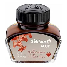 Tinta Caneta Tinteiro Pelikan 4001 30ml Brilliant Brown Foto  mini 1